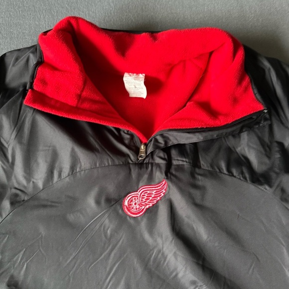 Red Wings Black and Red Pullover reversible Jacket XXL - Picture 3 of 11